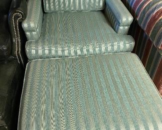 Century Furniture Co. Chair and Ottoman