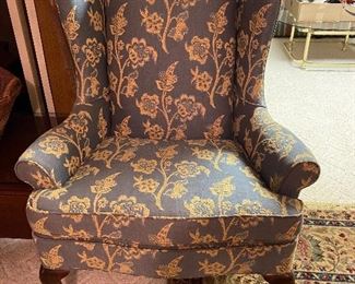 Pair of Wing Back Chairs