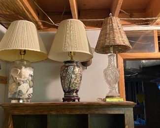 Assorted Lamps