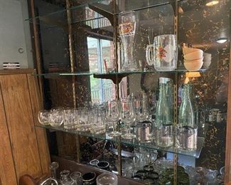 Assorted Barware and Glasses