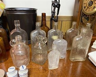Assorted Liquor and Medicine Bottles