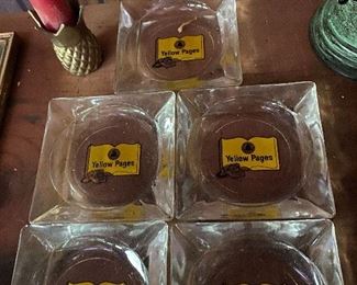 Yellow Pages Bellsouth Advertising Ashtrays