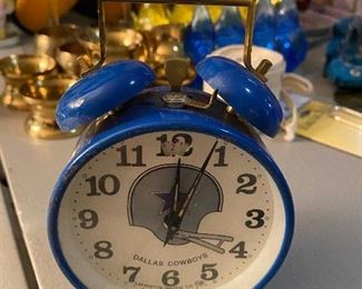 Vintage Dallas Cowboys Alarm Clock