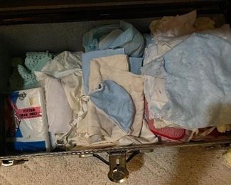 Vintage Baby Clothes, Blankets and More