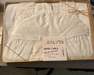 Vintage Salty's Diaper Stacker in Box