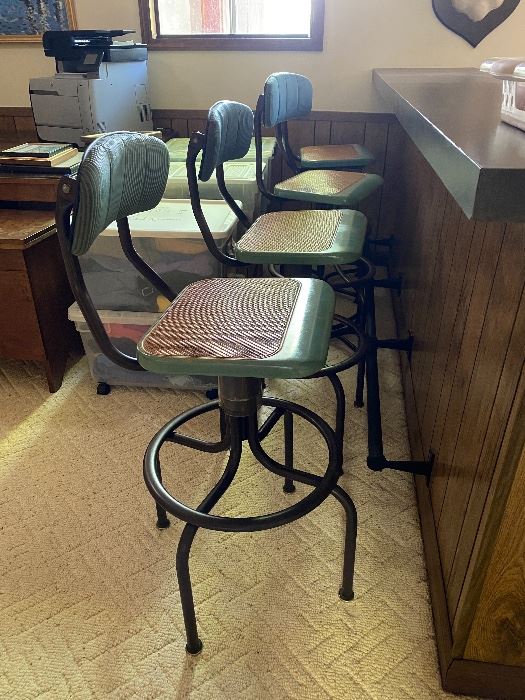 Six Mid-Century Western Electric Operator Chairs