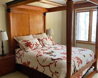 Biedermeier style queen bed by National Mt. Airy