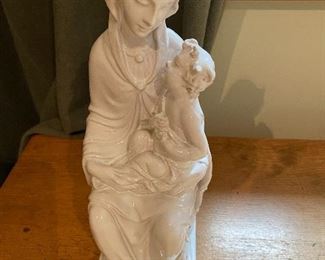 Vintage Italy porcelain Mary