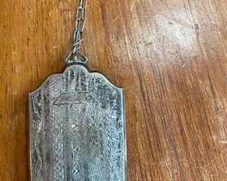 Antique sterling purse/compact