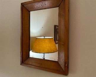 Primitive pine mirror