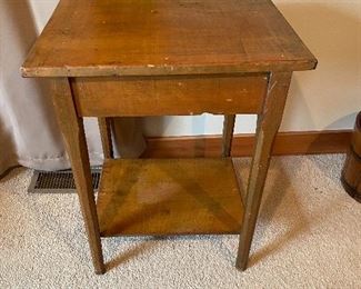 Primitive side table