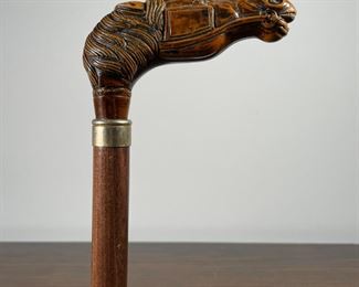 "PALIO" RACE HORSE CANE | 33 in. (cane), 5 in. (horse) 