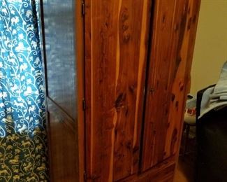 antique pine cabinet