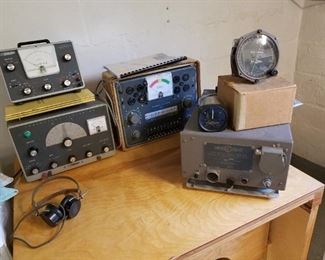 vintage electronics, tube testers...