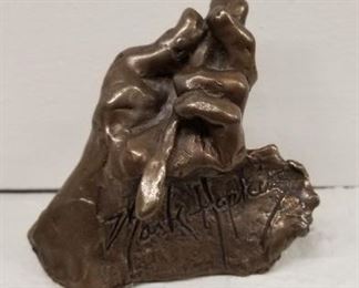 Bronze Sculpture ARTIST HANDS by Mark Hopkins