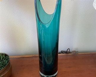 blenko glass vase