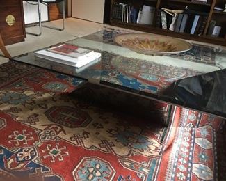Brueton "Cantelever "Coffee Table  and carpet