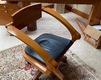 Desk Chair By Giorgietti Italy, designed Massimo Scolari