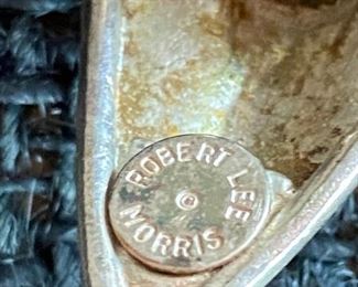 Robert Lee Morris Signed sterling earrings