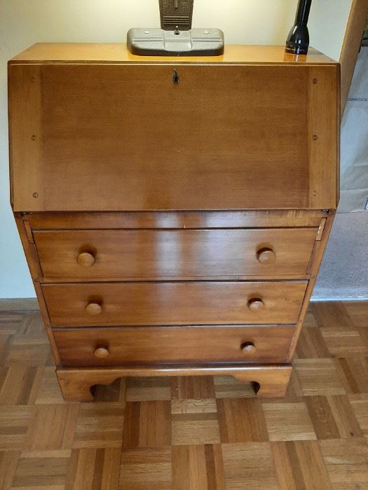 Maple Drop Down Desk