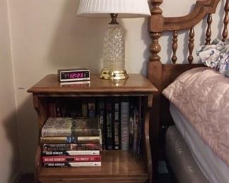Master Bedroom Nightstand and Lamp.