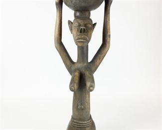 214	African Wood Carving of a Woman	25"H
