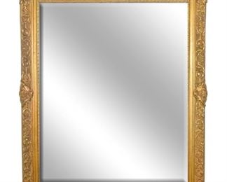 223	Neoclassical Gold Gilt Framed Beveled Mirror	Gold Framed Beveled Mirror 40" L X 1 1/2" D X 48" H
