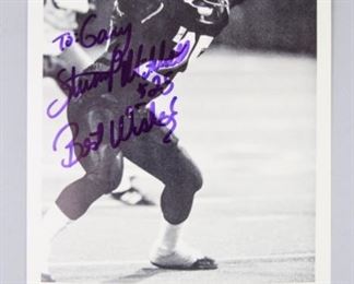 308	Stump Mitchell Signed Photograph	A photograph of Stump Mitchell with signature. Very good condition. 5" L x 8" H.
