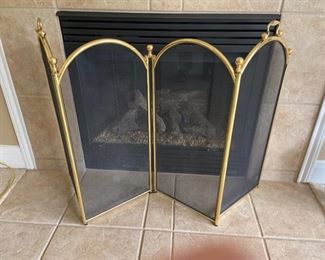 PRICE: $75 Fireplace screen, four panel. 56 x 30
