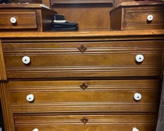 PRICE: $200 Antique dresser, 37.5 x 17.5 x 77