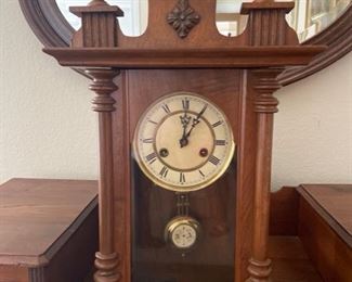 old Clock $50-cannot find name to identify, back is nailed shut