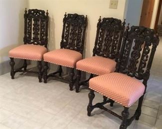Four Vintage Chairs