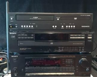 Magnavox and Sony Audio Components