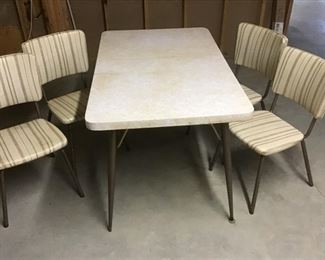 MCM Wallers of Wabash Table and Brody Chairs