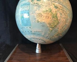Rand McNally World Atlas and Globe Set