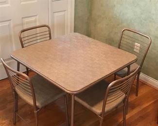 Vintage Folding Table and Chairs