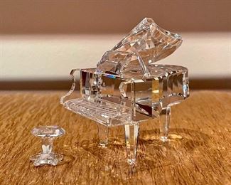 Swarovski Piano with Stool 
