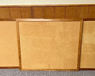 ( 3 ) Ethan Allen bulletin boards 48 x 40 