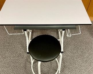 Kids white drafting desk