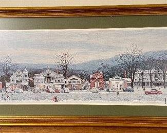 Norman Rockwell street scene