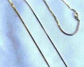 14K gold Heart necklace