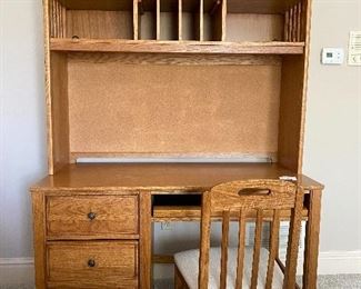 Stanley Desk with Hutch and Chair $210