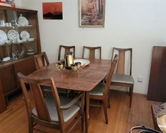 9 piece wood dining set