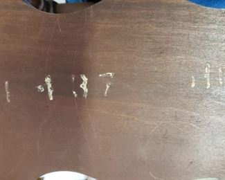 Date on Back of Humidor