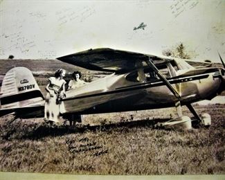 1950's Autographed Framed Photo - Large