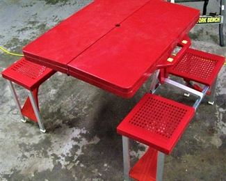 Vintage Portable Camp Table