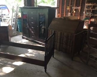 Desk and media cabinet sold