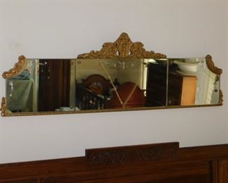 Antique Mantle Mirror