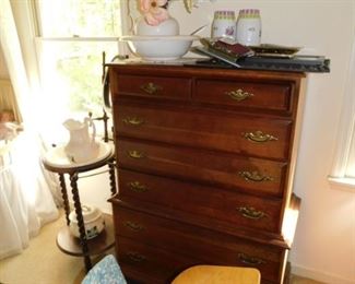 Vintage Cherry Tall Chest