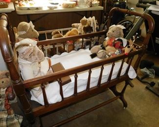 They Multiply Antique Cradle